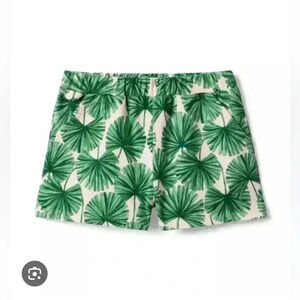Janie and Jack tropical palm shorts girls size 4